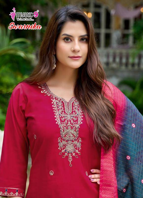 Mystic9 swarnika vol 1 Wholesale Kurti market